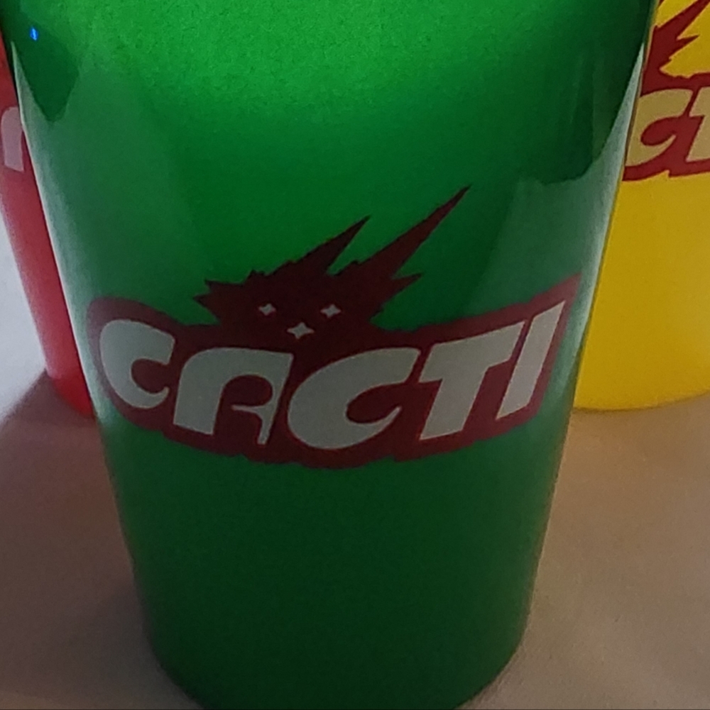 Travis Scott Cacti Cup Astroworld (set of 3) Red, Green, and Yellow Never Used - Picture 5 of 8